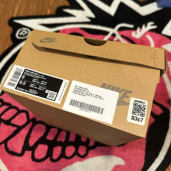 Nike Air Max 1 Travis Scott Cactus Jack Baroque Brown –Size 8 - Picture 9 of 9